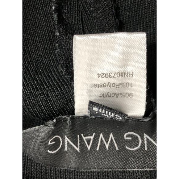 Ming Wang Womens Elastic Waistband High Rise Straight Ankle Pants Black XL Boho - Picture 6 of 6